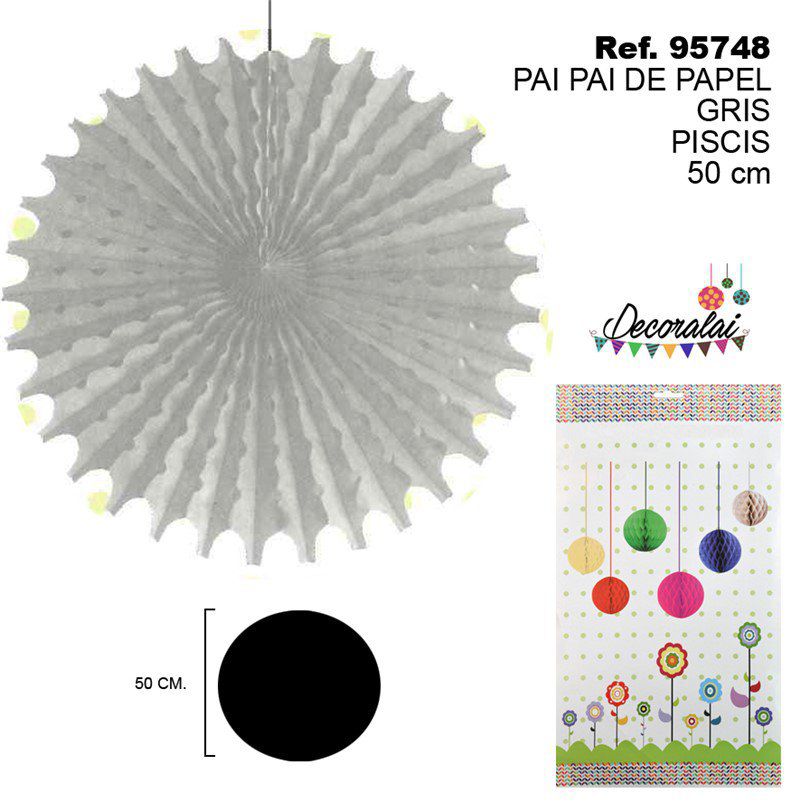 TB2214 Grey Pisces Paper Streamers