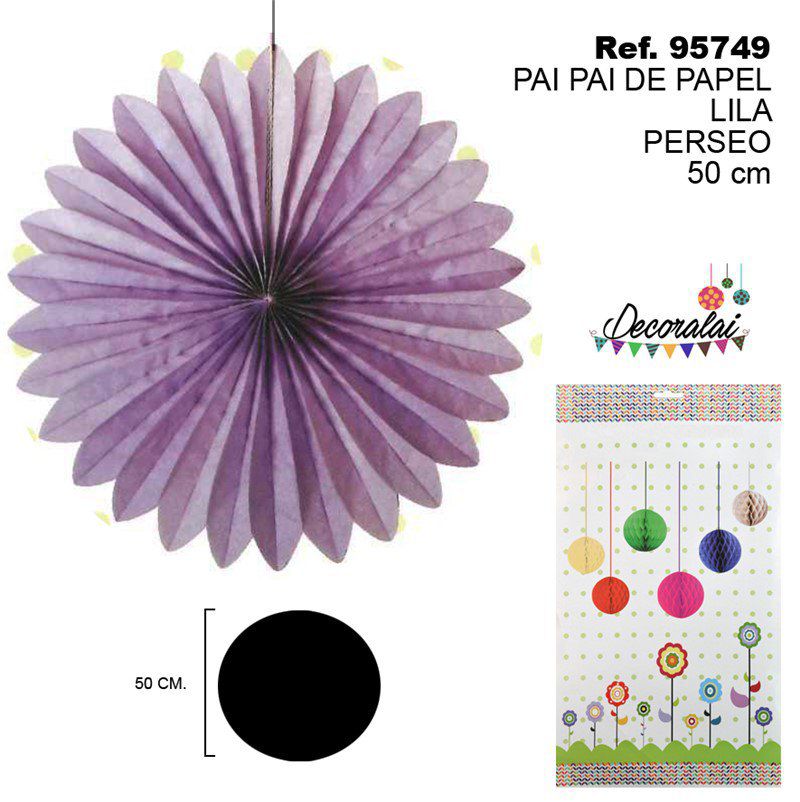 TB2215 Lilac Perseus Paper Streamer 50cm