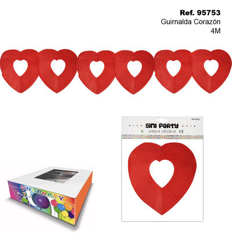 TB2219 Heart Garland 4M