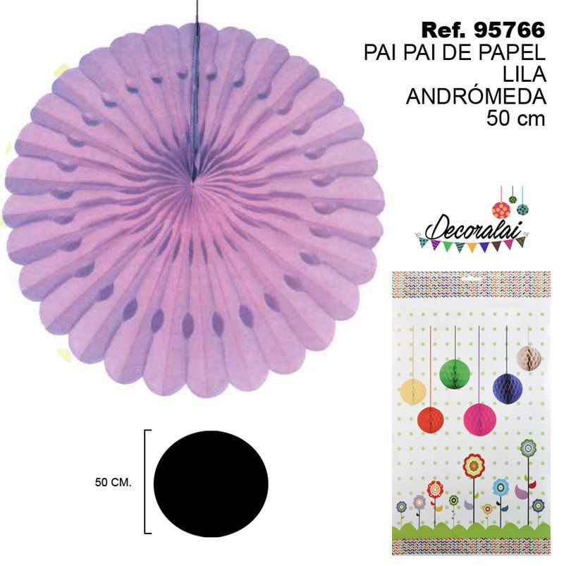 TB2227 Andromeda Lilac Paper Streamer, 50cm