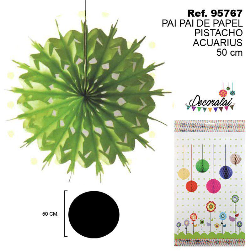 TB2228 Pistachio Aquarius Paper Streamer 50CM