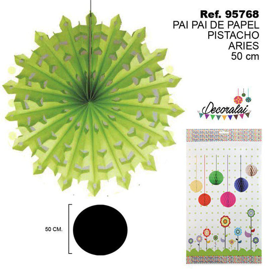 TB2229 Pistachio colored paper cups, Aries series, 50 CM