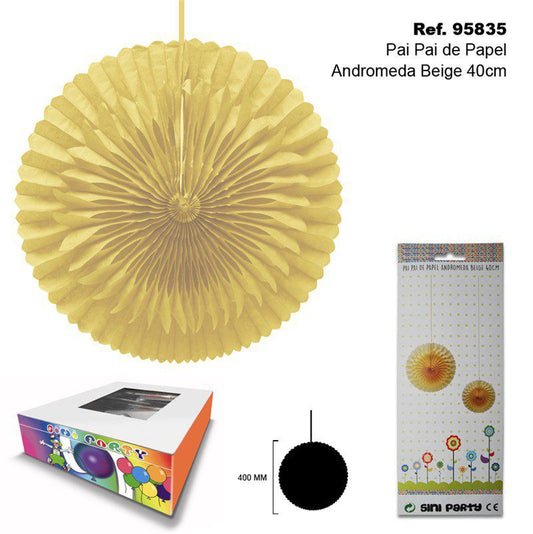 TB2282 Beige Andromeda 40CM Paper Streamer