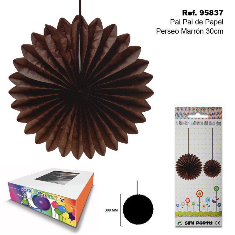TB2284 Brown Paper Streamer, Perseo Brand, 30CM size.