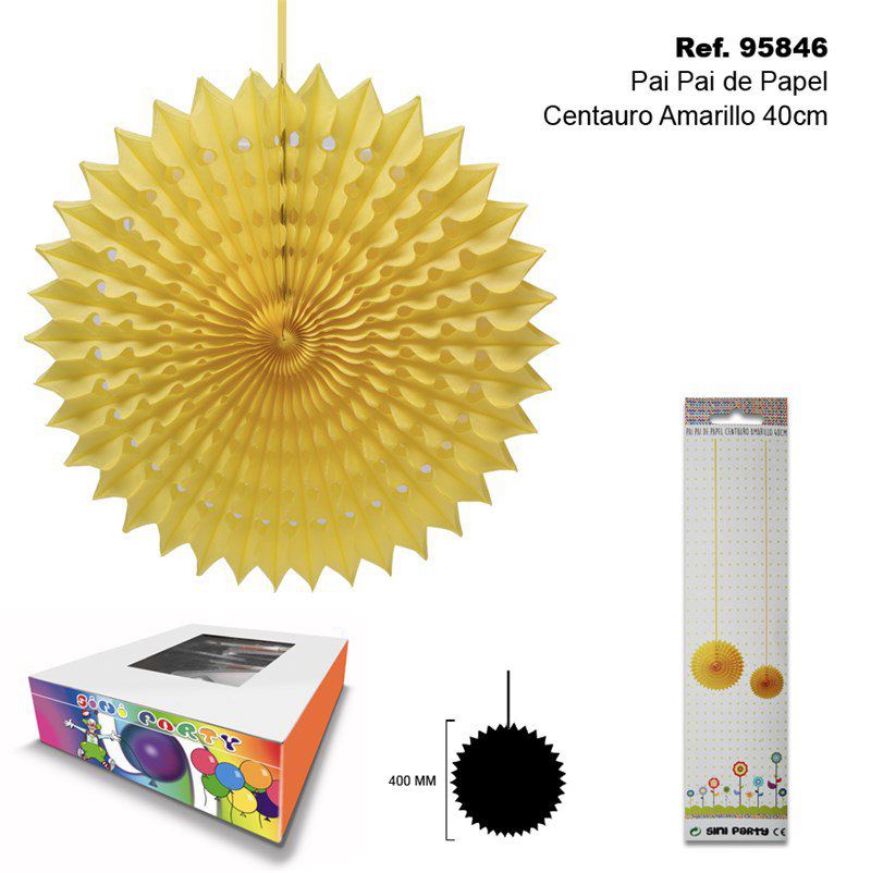 TB2292 Yellow Papel Centauro Paí Paí Streamer