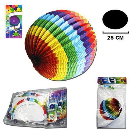 TB2298 Rainbow Lantern 25CM