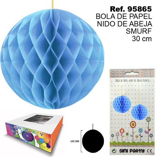 TB2302 Smurf Honeycomb Paper Ball 30CM