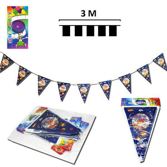 TB2318 Pirate Bunting/Banners 3 M