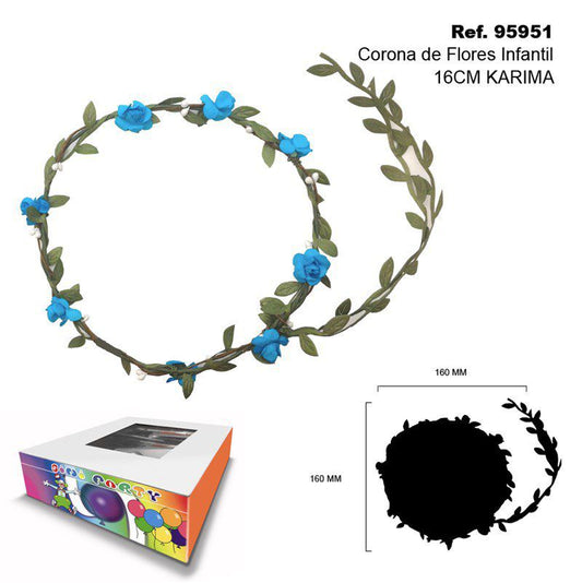 TB2322 KARIMA 16CM Child's Flower Crown