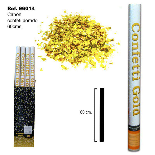 TB2343 GOLD CONFETTI CANNON 60CM