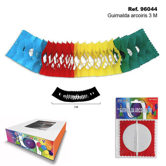 TB2356 Rainbow Garland 3M
