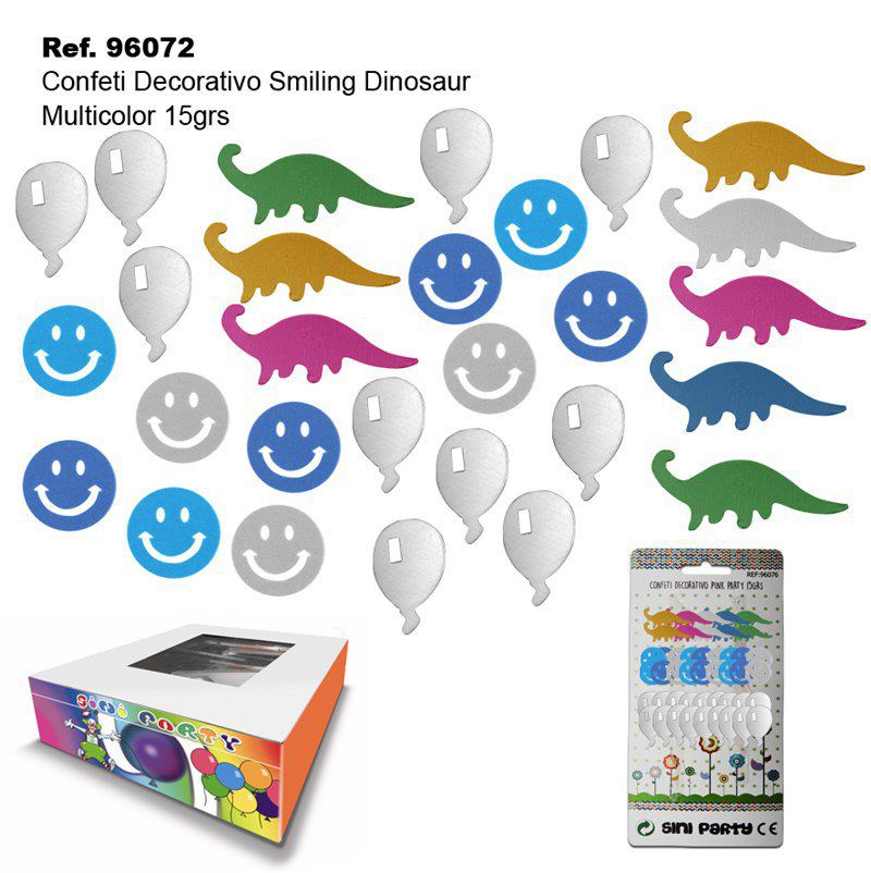 TB2361 Smiling Dinosaur Decorative Confetti 15G