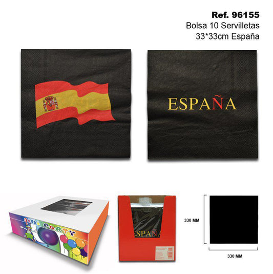 TB2411 10 Napkin Bag 35x35 cm Spain