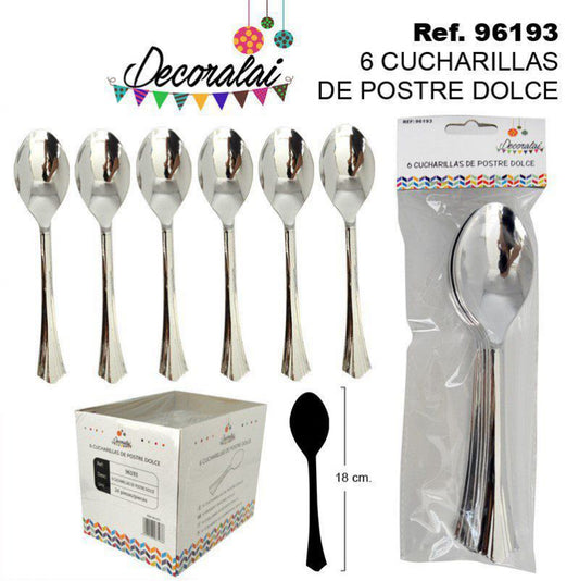 TB2427 6 Sweet Dessert Spoons