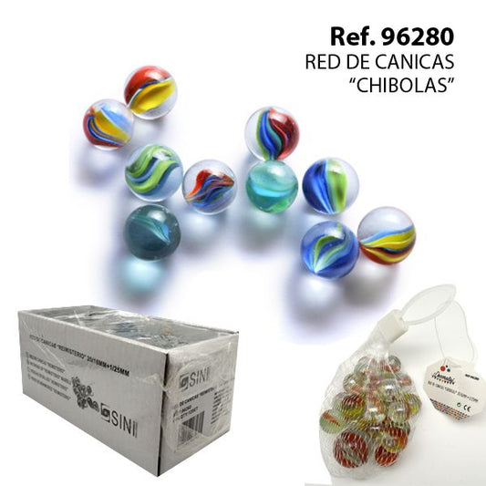 TB2457 RED SPRINKLES "CHIBOLAS" 20/16 MM + 1/25 MM