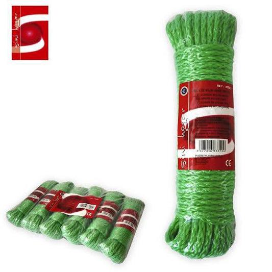 TB2508 GREEN NYLON ROPE 7MM X 20M