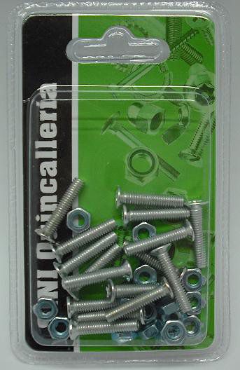 TB2572 Phillips Head Screw + M4*20 Nut